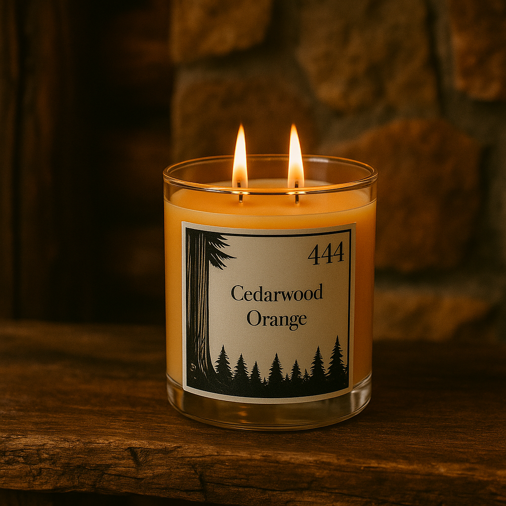 #444 – Cedarwood · Orange